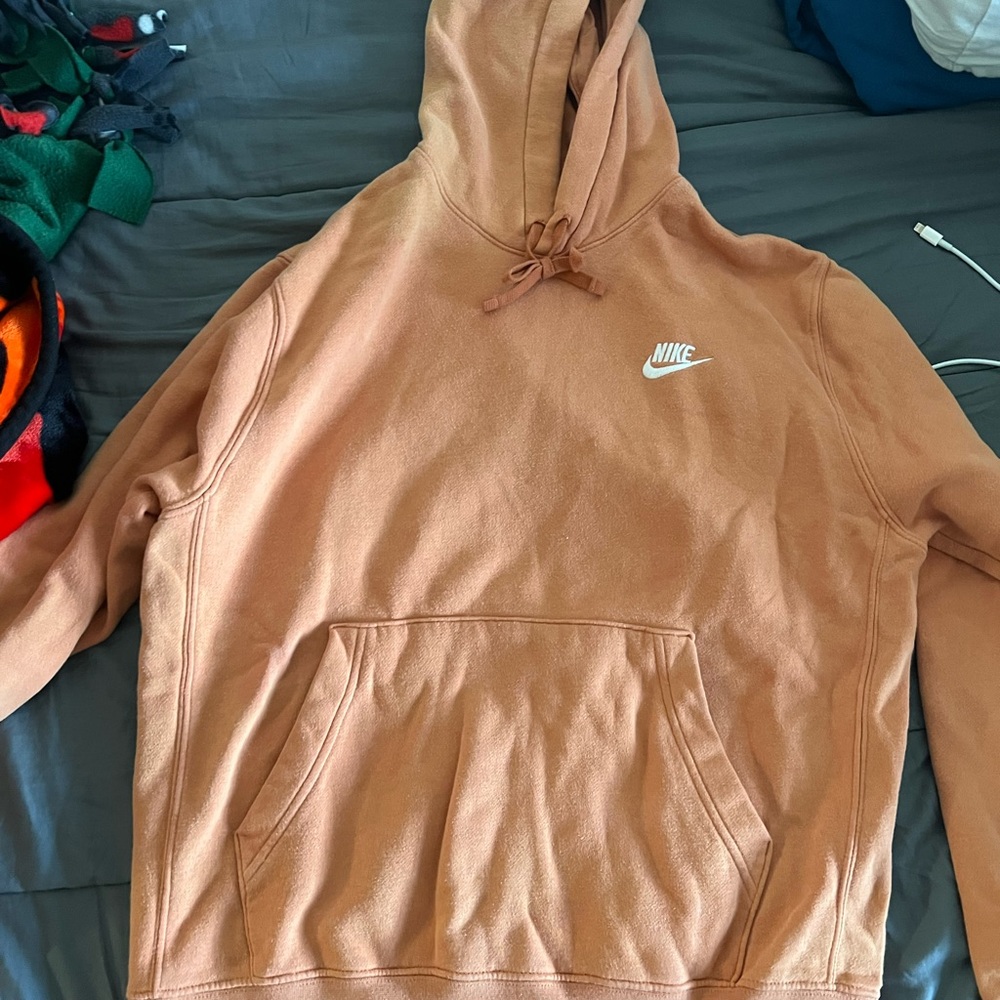 Nike Men's Tan Hoodie